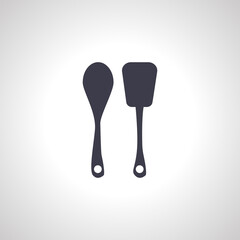 spatula icon for kitchen. cooking spatula icon.