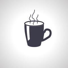 Cup of coffee icon. Cup of hot drink icon