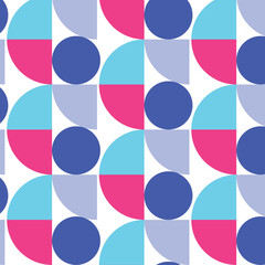 Creative geometric modern colorful symmetrical pattern design