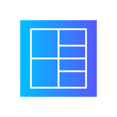 square gradient icon