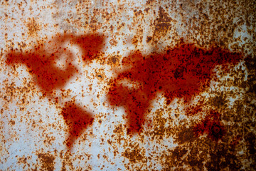 world map texture as background