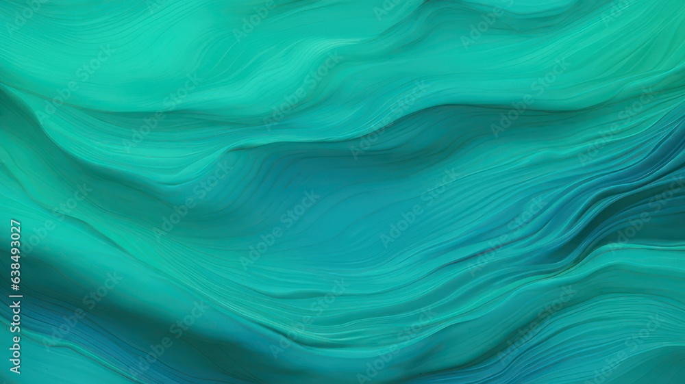 Aufkleber green turquoise teal blue abstract texture background. color gradient created with generative ai