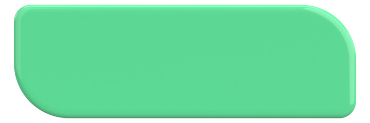 3D button. Empty button. 3D illustration.