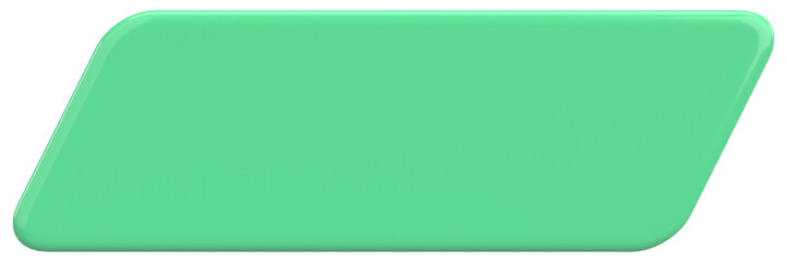 3D button. Empty button. 3D illustration.