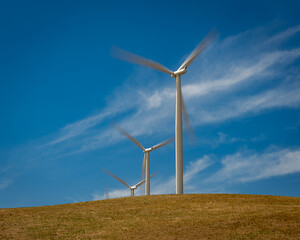 Close up of Wind Turbines