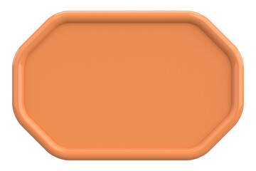 Price tag. Text box. 3D illustration.