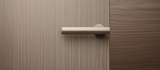 Beige door s metal handle
