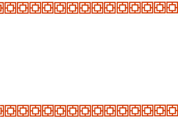 中華風格子　イラスト背景