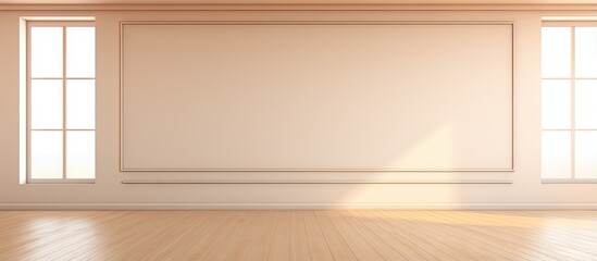 graphic representation showing an interior with no objects