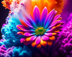 Close-up of a beautiful colorful flower