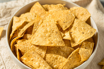 Homemade Triangle Tortilla Corn Chips