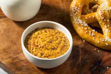Organic Brown Spicy Grainy Mustard