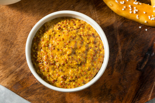 Organic Brown Spicy Grainy Mustard