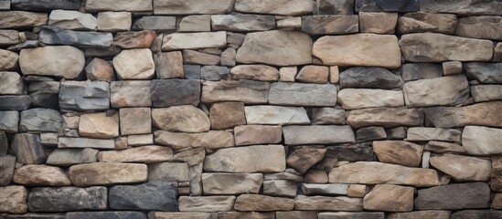 Background of a wall made of stones