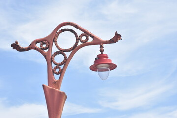 Lamp post in A Coruña
