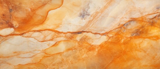 Marble texture background in orange beige color