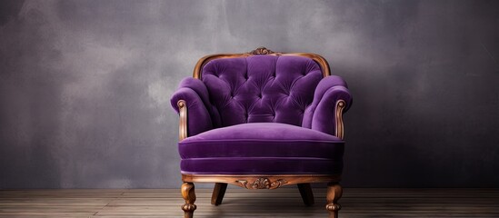 Vintage purple chair