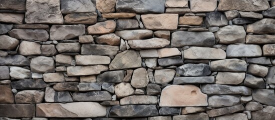Natural colored stone wall texture surface background