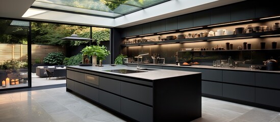 London contemporary home kitchen