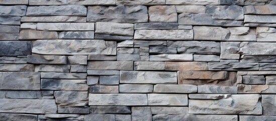 Obraz premium Wall tiles made from natural materials with a stone like texture