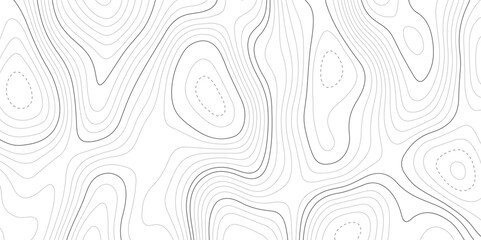 Abstract topographic wavy curve line background. Topography map pattern, Geographic curved relief. Topographic lines background. Vector illustration.	