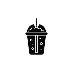 bubble tea vector type icon