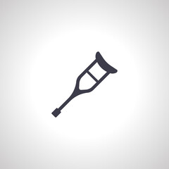 crutch isolated icon. crutch icon