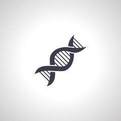 dna helix icon. DNA icon.