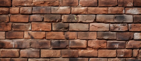 Detailed shot of a brick surface