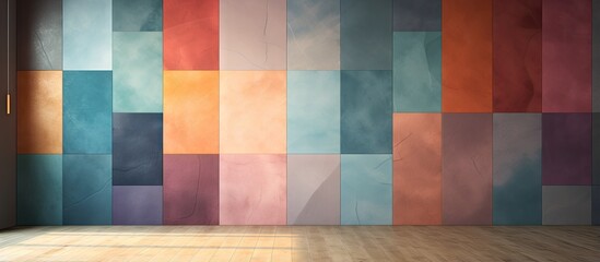 California United States Feb 28 2023 representation of wall and floor coverings colors and styles