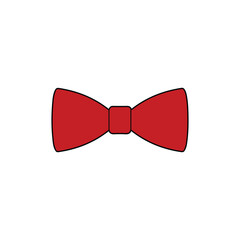 bow tie vector type icon