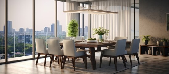 Obraz premium Condo s dining area