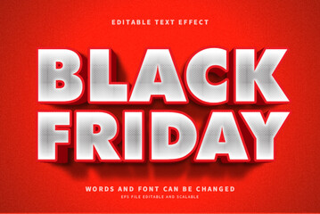Black Friday Text Effect Elegant