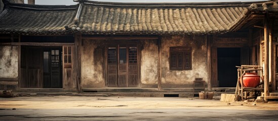 Fototapeta na wymiar Ancient Chinese dwelling