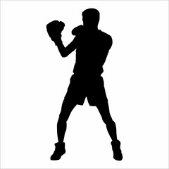 boxer silhouette
