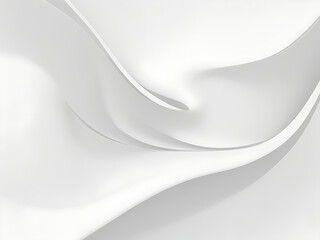 Abstract white background with smooth lines.