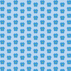 seamless pattern with flowers