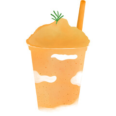 Orange smoothie 