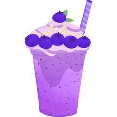 Blueberry smoothie 