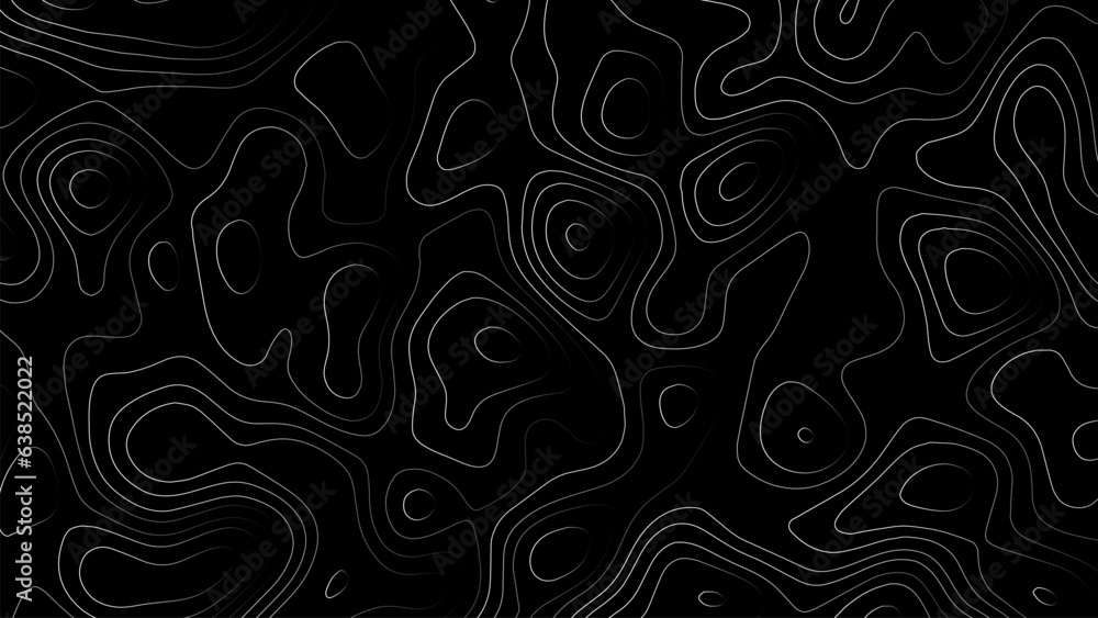Poster modern designed topographic gradient map background. geographic sketch position. topo contour with s