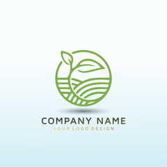 agriculture and the trade of fruit and vegetable products logo