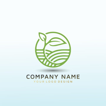 agriculture and the trade of fruit and vegetable products logo