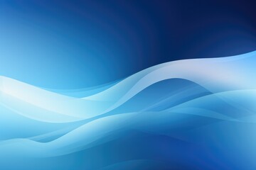 Obraz premium a vibrant blue and white abstract background with flowing wavy lines