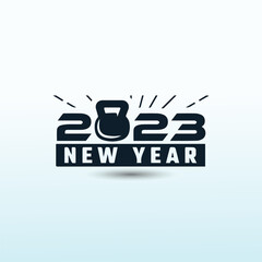 Fitness Logo for New Year 2023 Weight Loss Program