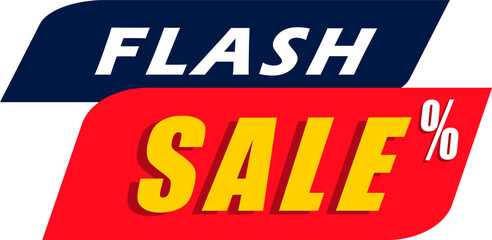 vector flash sale modern banner promotional