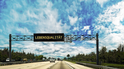 Signposts the direct way to quality of life