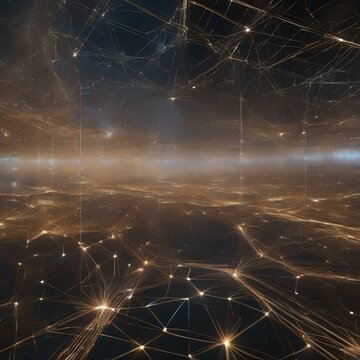 A sprawling, interconnected network of data streams visualized as a sprawling, intricate web4