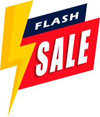 vector flash sale modern banner promotional