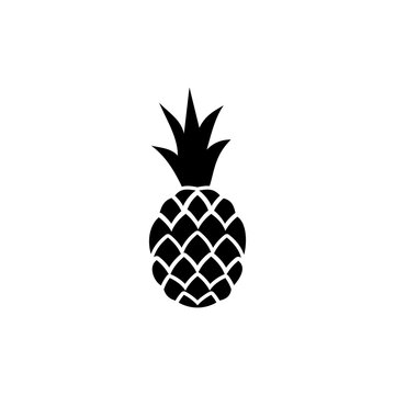 Pineapple icon isolated on transparent background