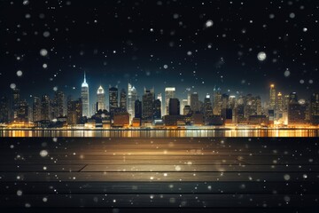 Citylights themed background large copy space - stock picture backdrop